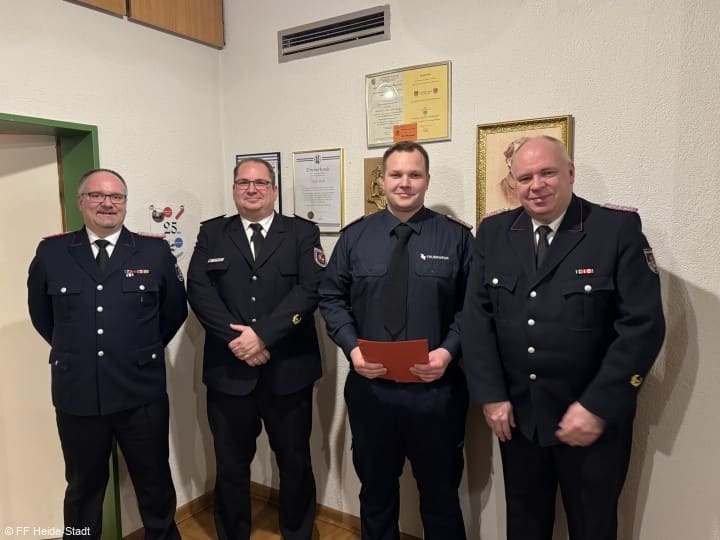 Beförderung Oberlöschmeister zum Hauptlöschmeister\*\*\*
