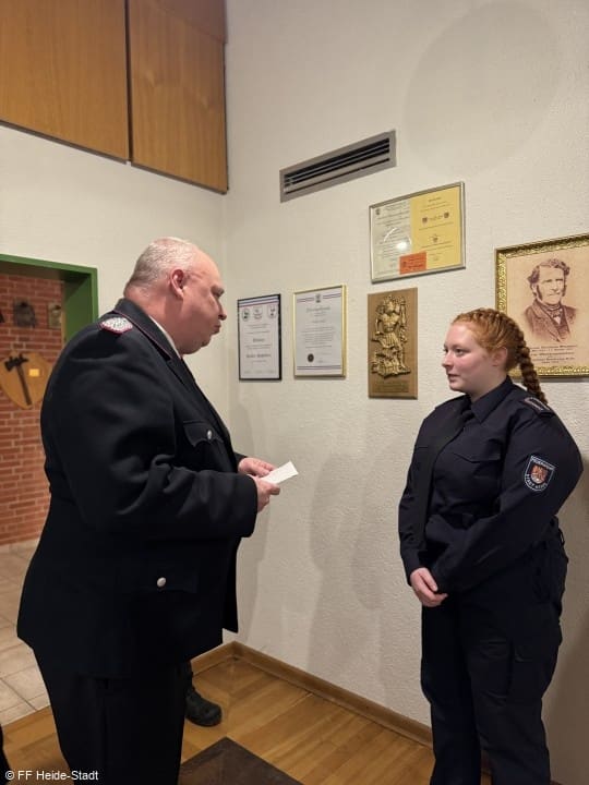 Übernahme aus der Jugendfeuerwehr