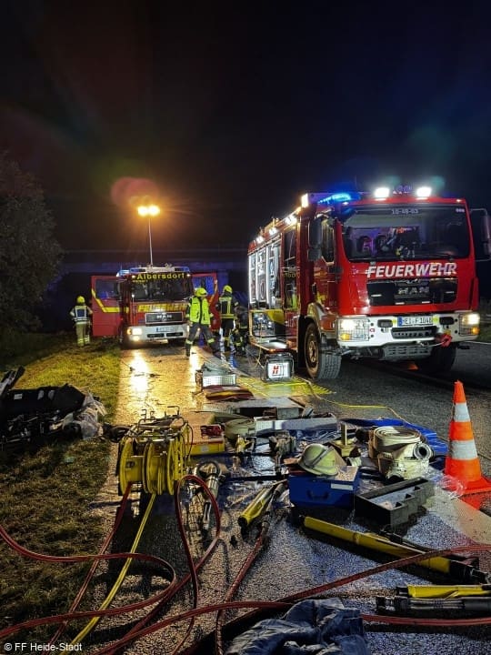 THL, schwerer Verkehrsunfall, Foto 1