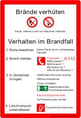Verhalten im Brandfall